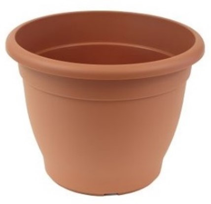 Campana virágcserép Ø15cm terracotta