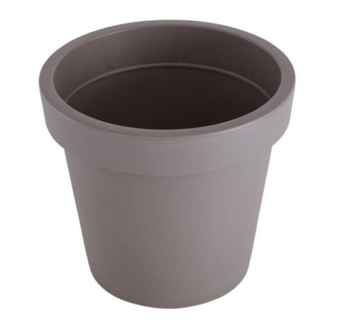Dupla falú virágcserép Ø30cm taupe