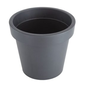 Dupla falú virágcserép Ø30cm anthracite