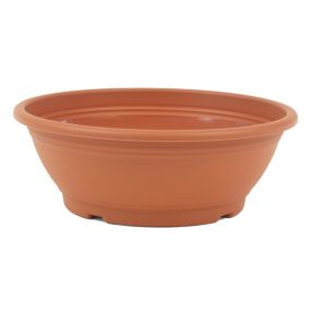 Műanyag virágtál Ø 20 cm terracotta