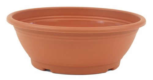 Műanyag virágtál Ø 25 cm terracotta