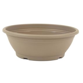 Műanyag virágtál Ø 45cm taupe