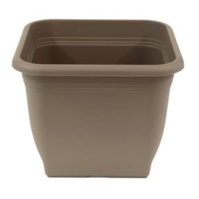 Négyszögletes virágcserép Ø58cm taupe
