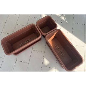 Virágláda kiegészítő cserép 30 cm terracotta