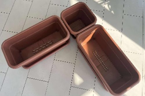Virágláda kiegészítő cserép 30 cm terracotta