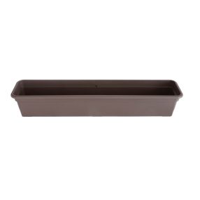Balkonláda 100 cm barna