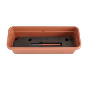Nagy balkonláda öntözős 100cm terracotta