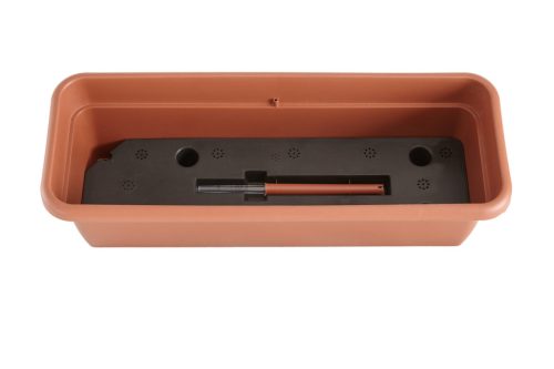 Nagy balkonláda öntözős 100cm terracotta