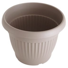 Campana virágcserép bordázott Ø70cm taupe