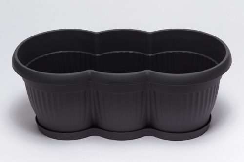 Balkonláda bordázott 40 cm anthracite
