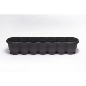 Balkonláda bordázott 80 cm anthracite