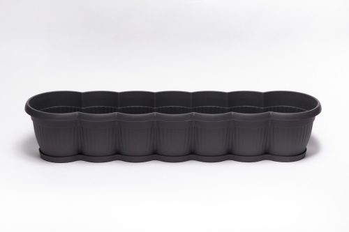 Balkonláda bordázott 80 cm anthracite