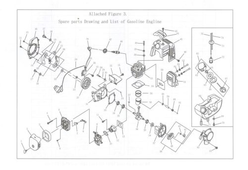 3WZ-6S  motor alkatrészek