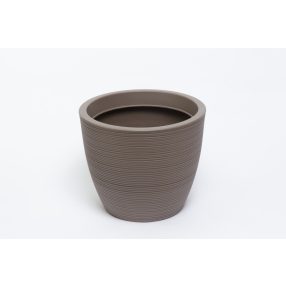 Milano cserép ø 33 cm taupe