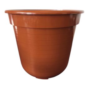 Kerek ültető cserép Ø12cm terracotta