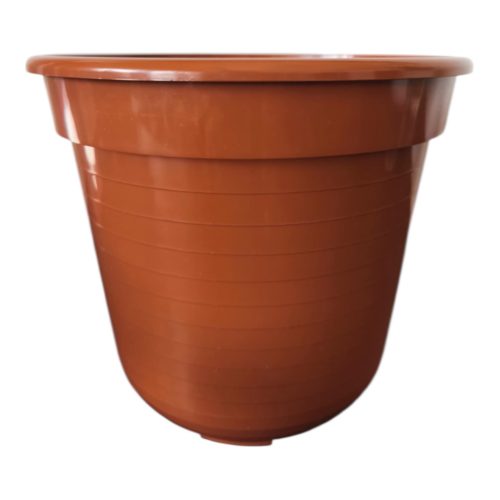 Kerek ültető cserép Ø12cm terracotta