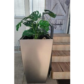 Magas cserép festett taupe