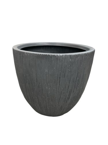 Fúvott cserép beton hatású 39 cm anthracite