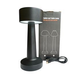 LED asztali lámpa fekete kicsi