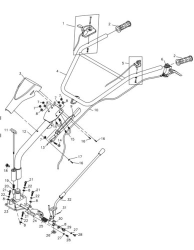 Rotációs kapa alkatrészek