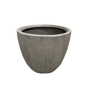 Széria 85A- Beton hatású fúvott/ festett virágcserép 