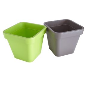 Széria 15 - Dupla falú virágcserép - szögletes