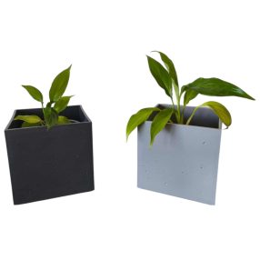 Széria 76 - Kocka alakú virágcserép